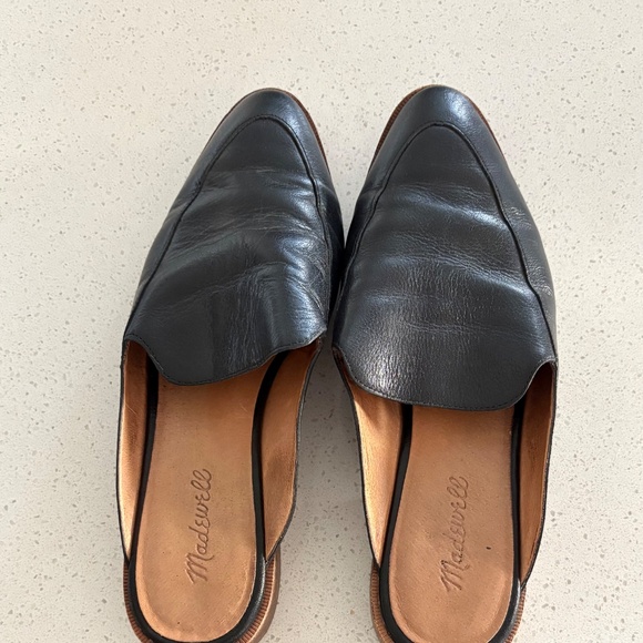 Madewell Women’s Black The Francis Skimmer Mules Flats Size 8.5 - Picture 2 of 3